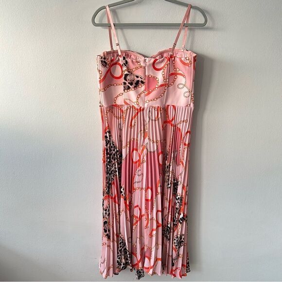 MARCIANO Guess Pleated midi dress with print - Picture 4 of 12